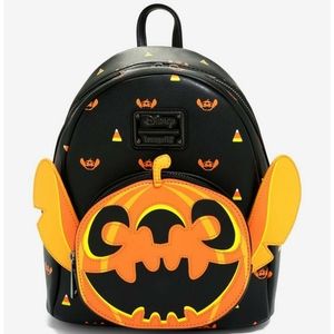 Loungefly Lilo and Stitch Jack o Lantern Halloween mini backpack